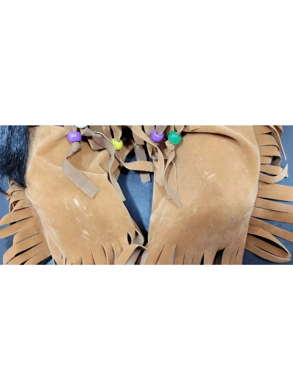 Vintage Native American Girl Porcelain Doll 10 1/2